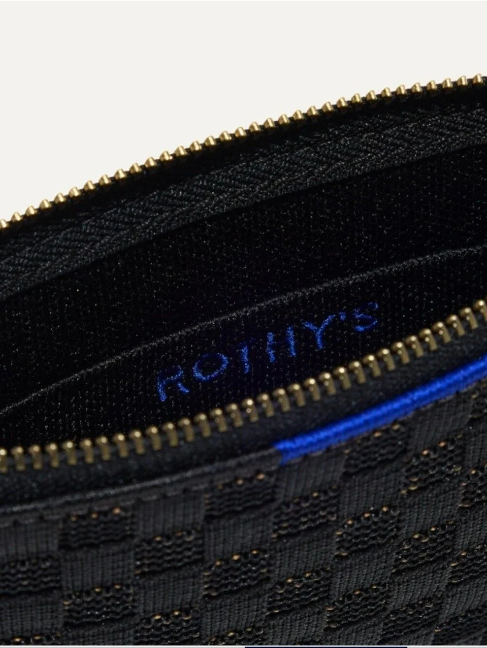 Rothy's The Wallet Wristlet In Night Song Black